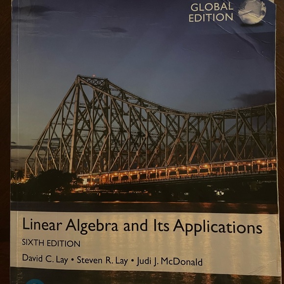 Linear Algebra and Its Applications Textbook - Picture 1 of 4